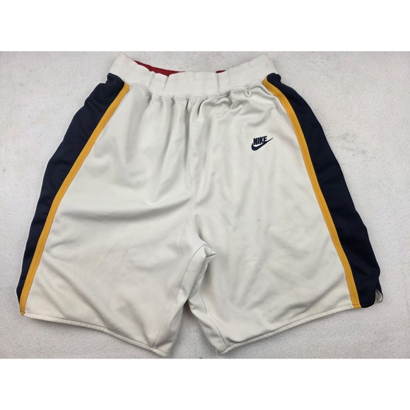 Vintage Y2K Team Nike Basketball Shorts Embroidered Logo Swoosh Heavy Mens M - Picture 1 of 9